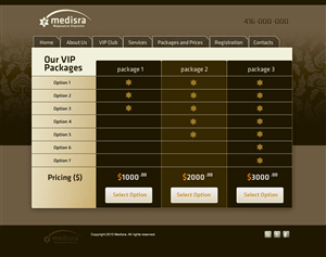Medical VIP club - small design | Diseño Web por Fielding Ideas