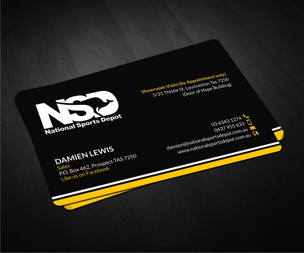 Business Card Design by Sarah Haroon for this project | Design #4216695
