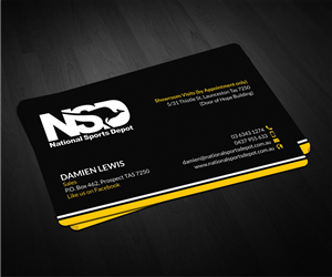 Business Card Design by Sarah Haroon for this project | Design: #4216695