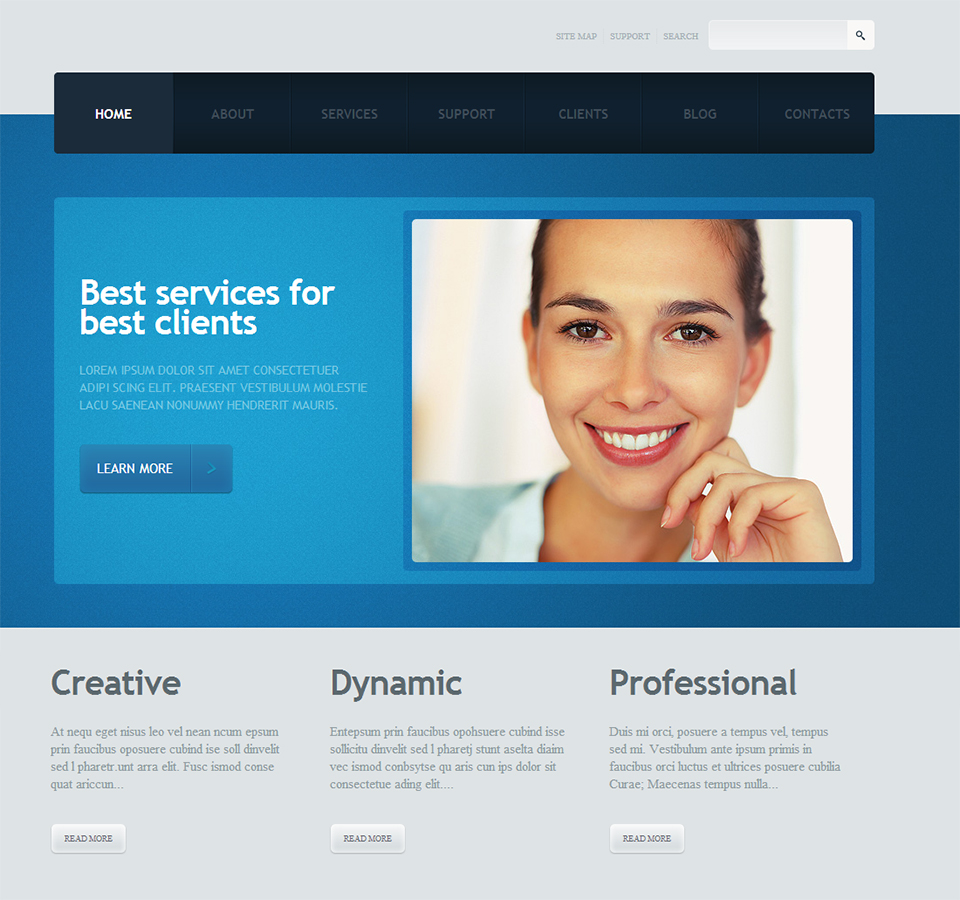 Web Design by Steve for this project | Design #1259284