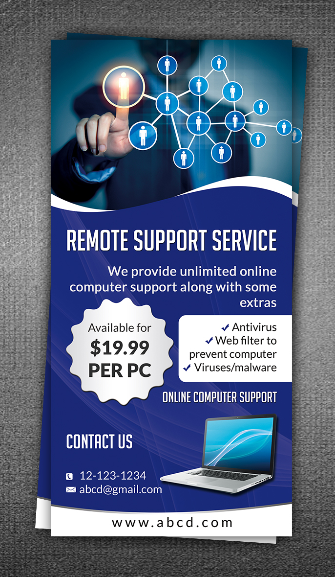 Bold, Modern, Computer Flyer Design for David Molnar by ESolz ...