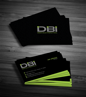 Visitenkarten-Design von diRtY.EMM für Design Build International, Inc | Design: #1190783