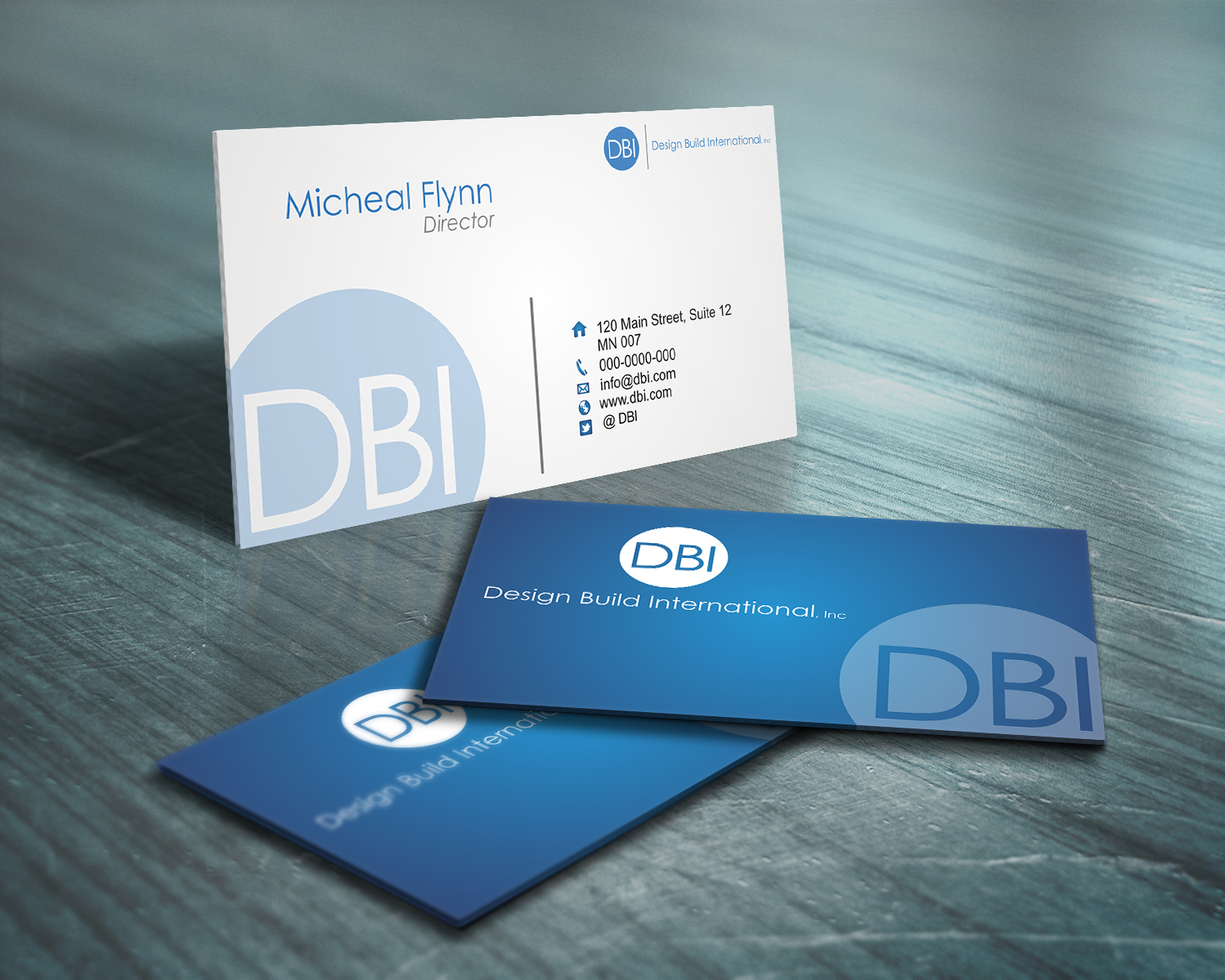 Business Card Design by Naavyd for Design Build International, Inc | Design #1192886