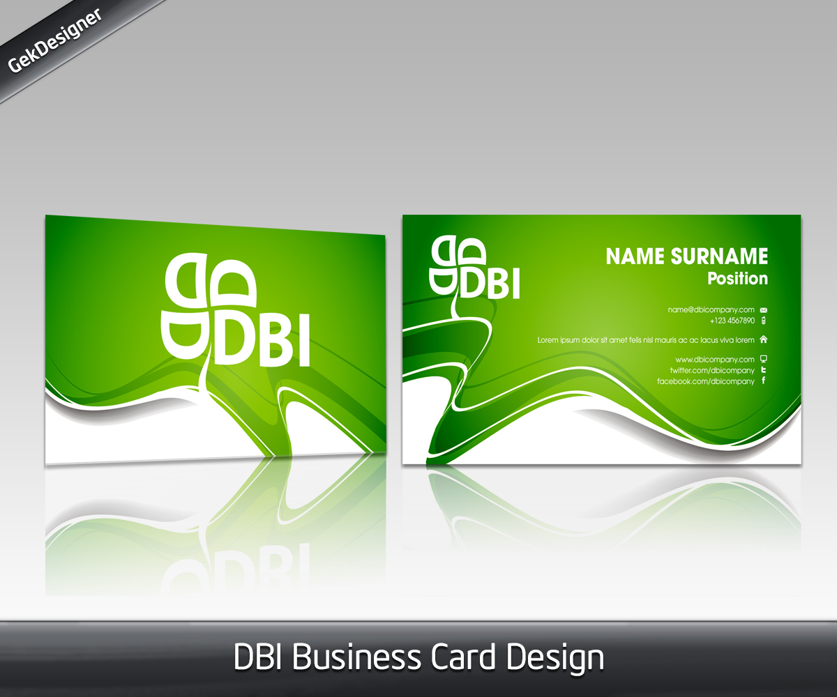 Business Card Design by gekgrfx for Design Build International, Inc | Design #1198522