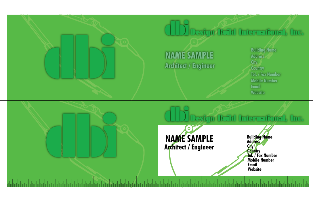 Business Card Design by niquei for Design Build International, Inc | Design #1191513