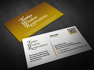 Design de Carte de Visite par Pointless Pixels India pour Timber Window Restorations | Design : #4235688