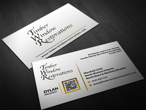 Design de Carte de Visite par Pointless Pixels India pour Timber Window Restorations | Design : #4235717