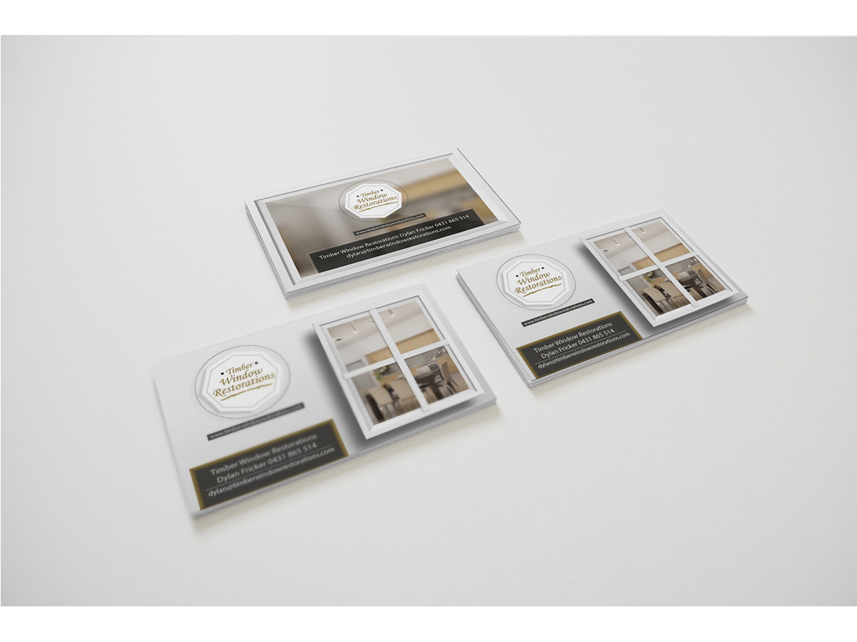 Design de Carte de Visite par Anyerber pour Timber Window Restorations | Design #4221145