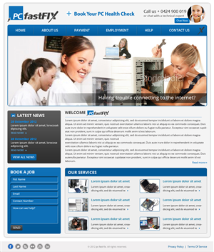 Wordpress Design by Creative Usha for PC fastFIX | Design: #1237080