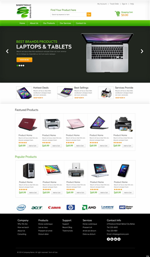 Web Design by pb for International Support Group | Design: #4230039
