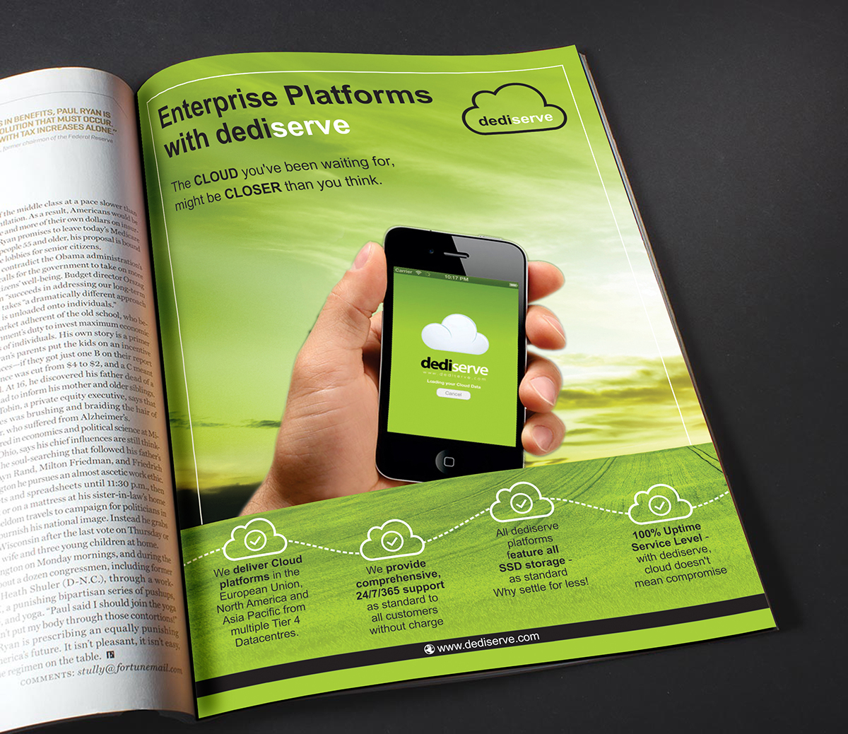 Print Design by ALSADESIGN for DediServe Ltd | Design #4272957