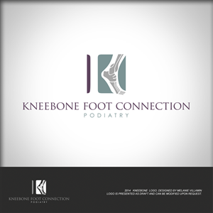 Logo: Kneebone Foot Connection Podiatry. Business card: please see attachment. | Logo Design by mvillamin