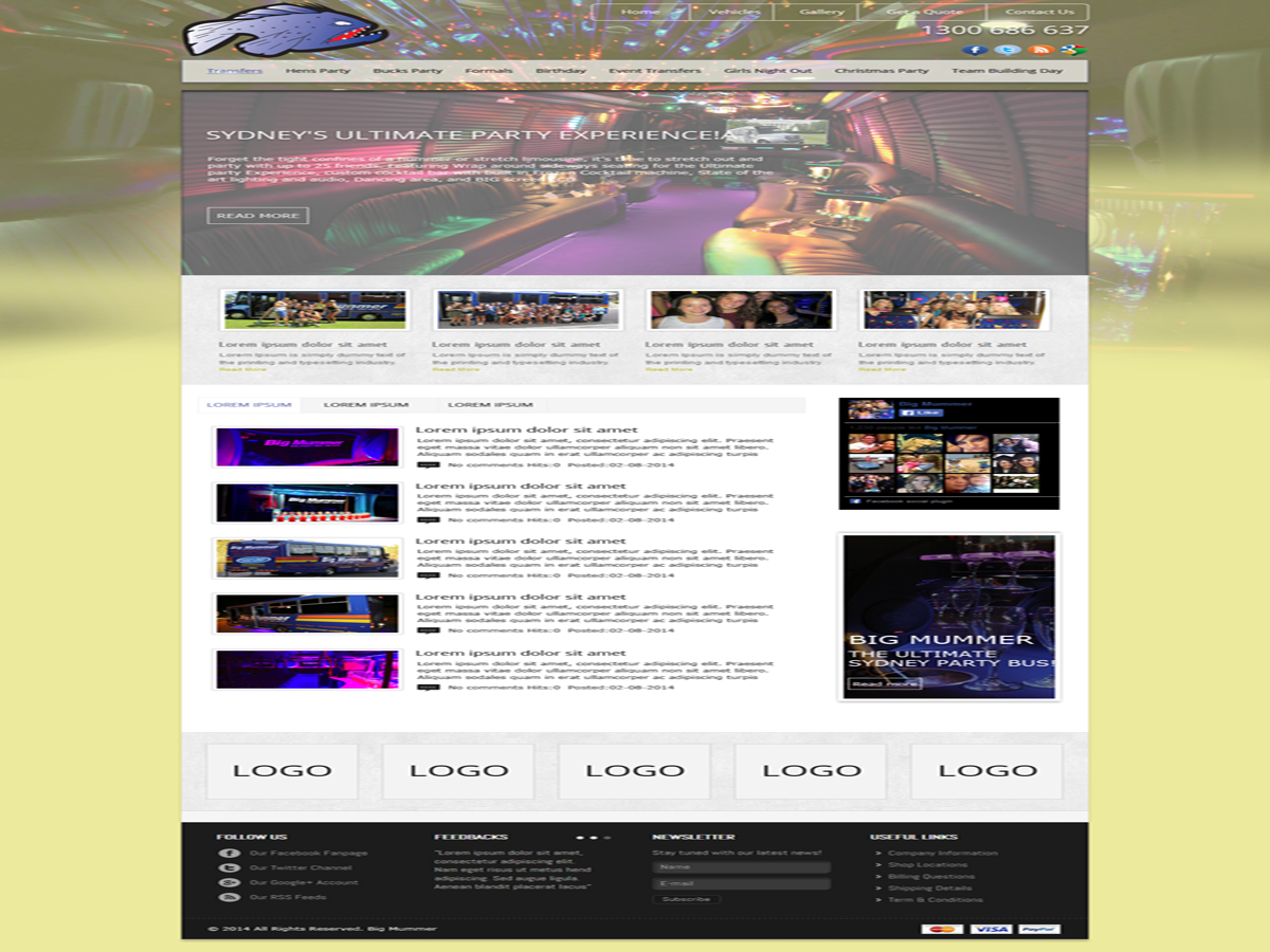 Web-Design von GlobalTech für IC-Hosting Pty Ltd | Design #4236436