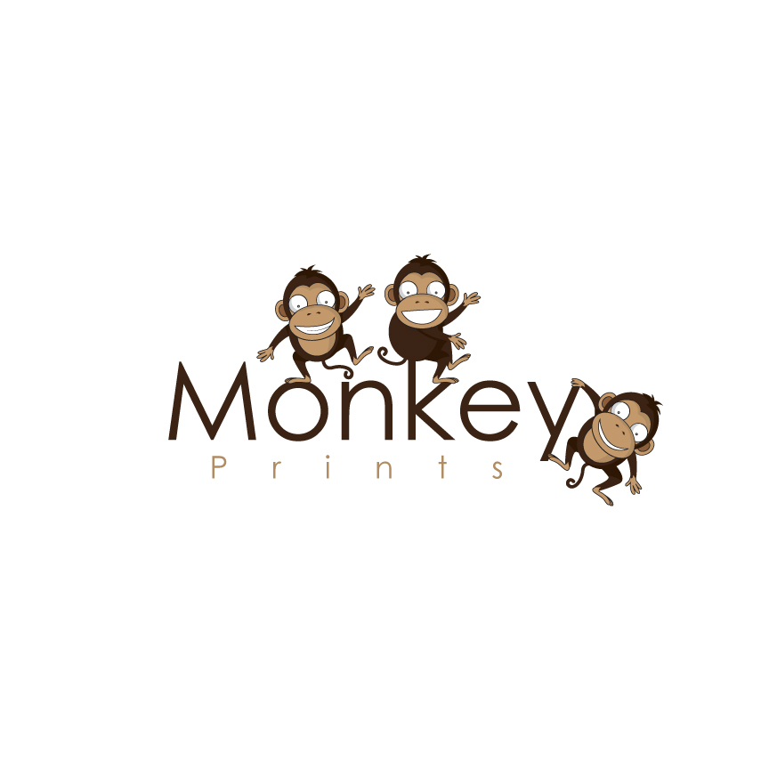 Monkey Prints logo by J. Brandt Studio