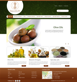 Web Design by pb for this project | Design: #1207550