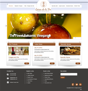 Web Design by pb for this project | Design: #1207563