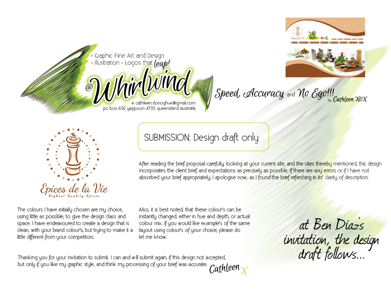Web Design by catziiz for this project | Design #1213323