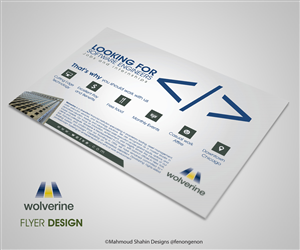 Flyer Design by Mahmoud Shahin for this project | Design: #4278964