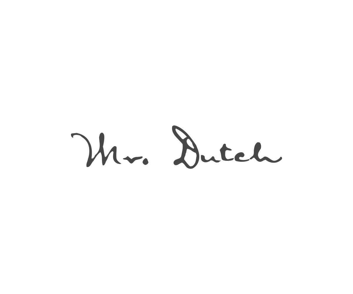 Logo Design by Sleeping Sun for Mr. Dutch | Design #4237643