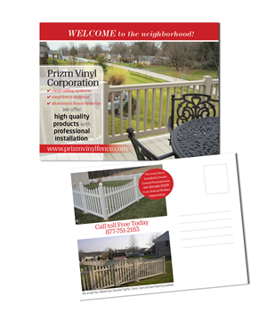 Postcard Design by Michele_co for Prizm Vinyl Corporation | Design #4229469
