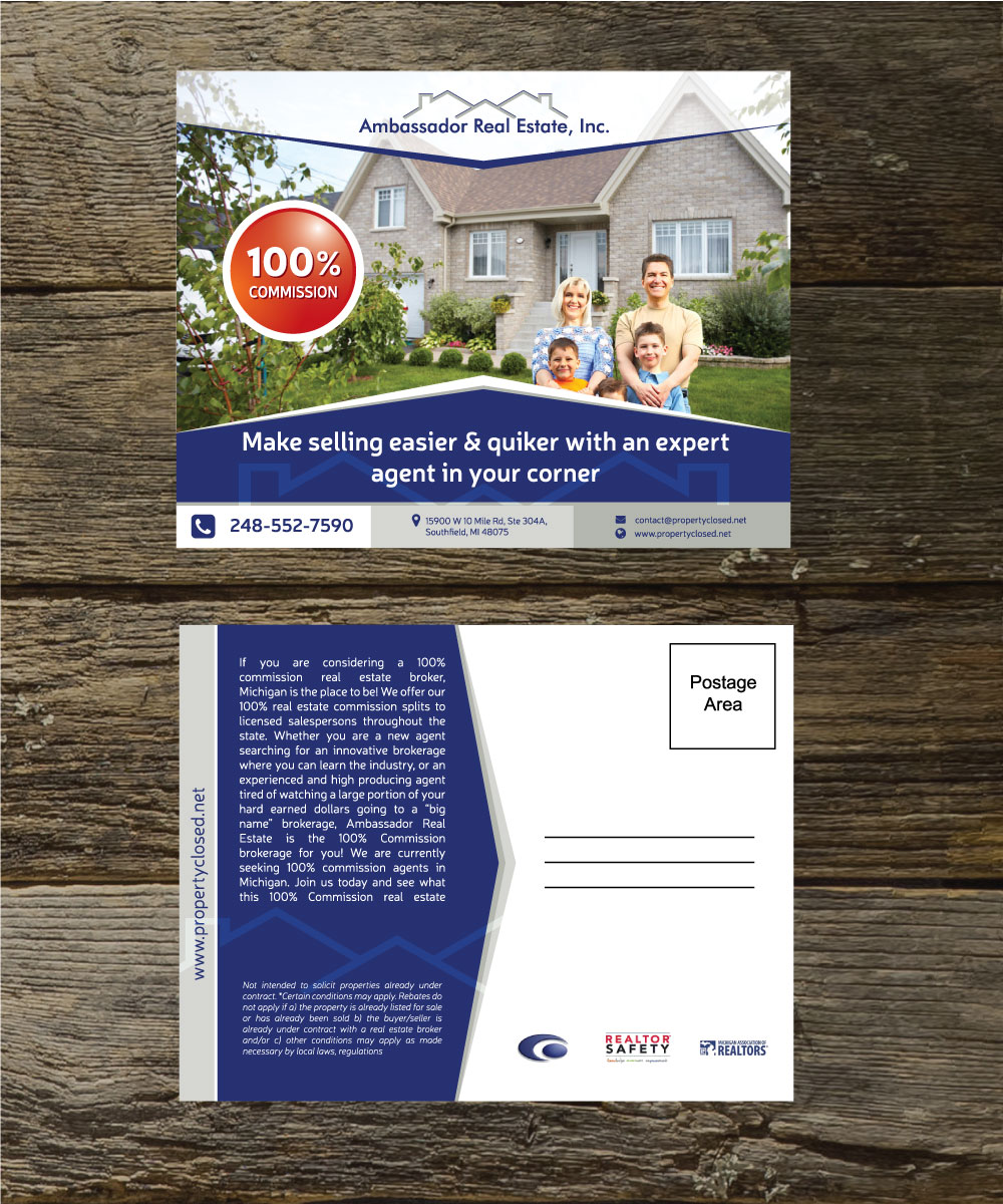 Postcard Design by mouallem zoheir for this project | Design #4234094