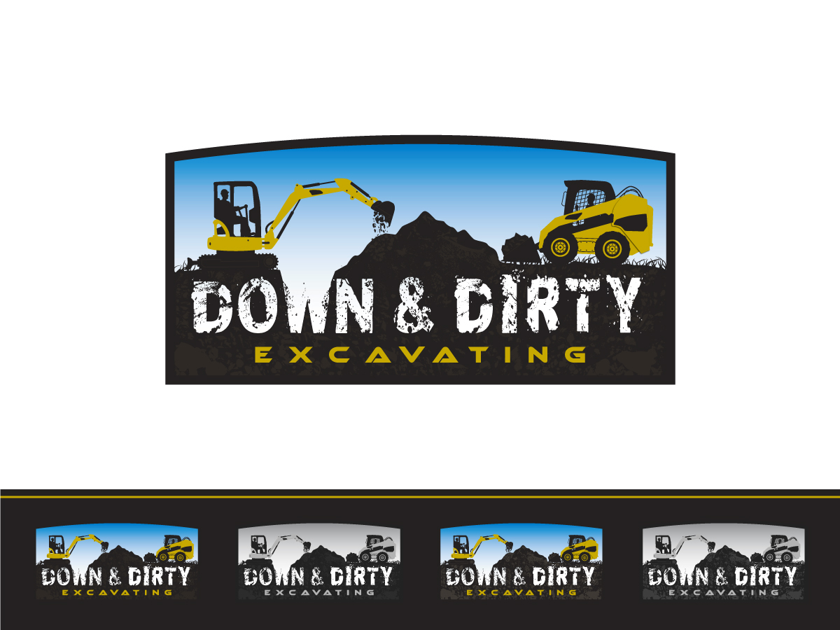 Design de Logo par P.O.Design pour Down & Dirty Excavating | Design : #1220216