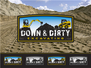 Design de Logo par P.O.Design pour Down & Dirty Excavating | Design : #1233501