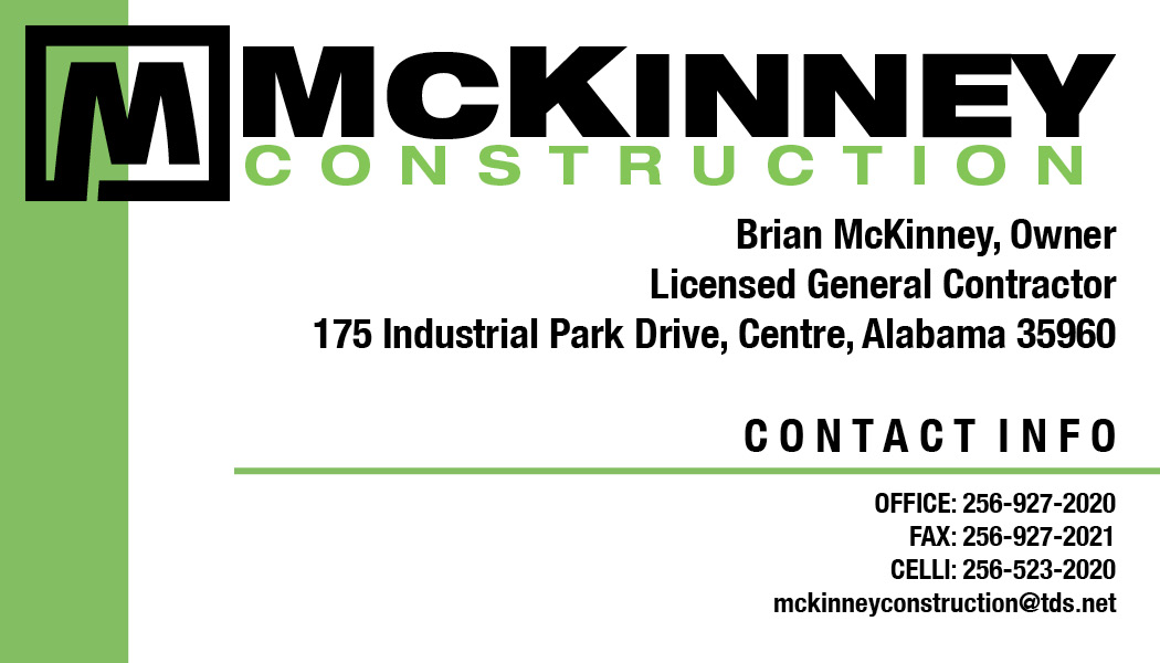 Business Card Design by ienekevz10 for McKinney Construction | Design #4238660