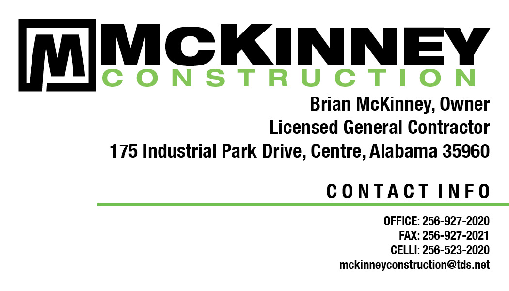 Business Card Design by ienekevz10 for McKinney Construction | Design #4238671