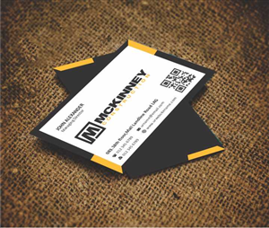 Business Card Design by AwsomeD for McKinney Construction | Design: #4259208