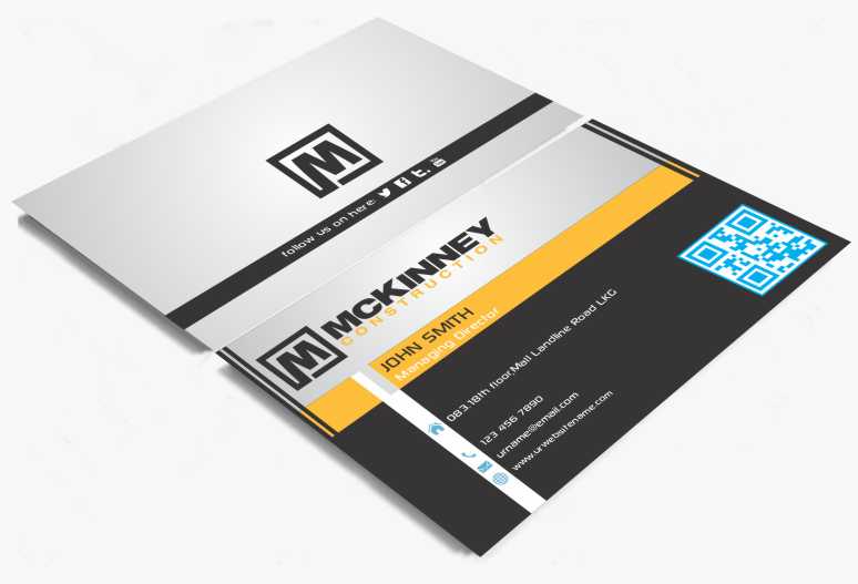 Diseño de Tarjeta de Presentación por AwsomeD para McKinney Construction | Diseño #4259209
