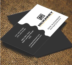 Business Card Design by AwsomeD for McKinney Construction | Design: #4259212