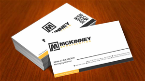 Business Card Design by AwsomeD for McKinney Construction | Design: #4259213