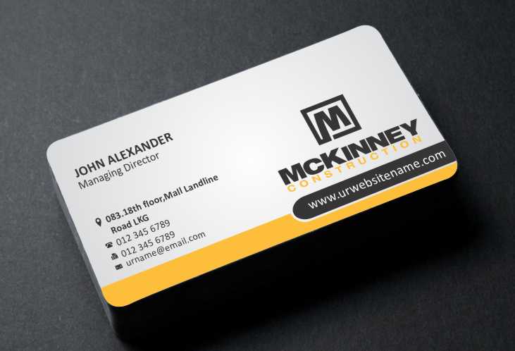 Business Card Design by AwsomeD for McKinney Construction | Design #4259215