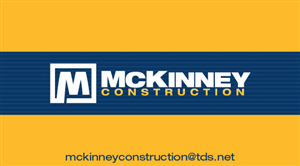 Business Card Design by LEE MING YAO for McKinney Construction | Design: #4278021