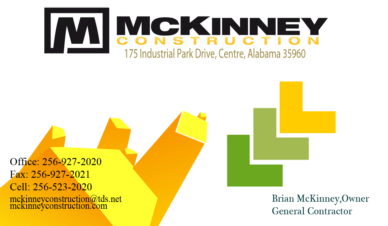 Visitenkarten-Design von crizchuck für McKinney Construction | Design #4239430
