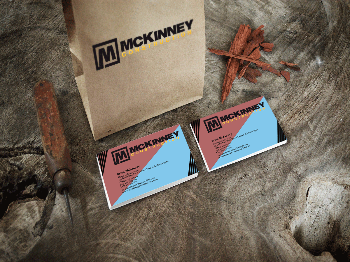 Business Card Design by ykbmys for McKinney Construction | Design #4228305