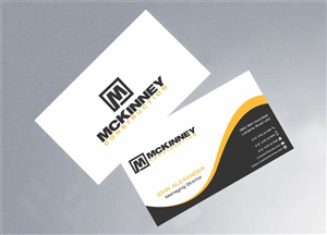 Business Card Design by szabist for McKinney Construction | Design: #4265388