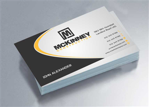 Business Card Design by szabist for McKinney Construction | Design: #4265389