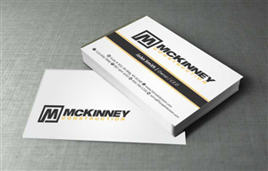 Business Card Design by szabist for McKinney Construction | Design: #4265393