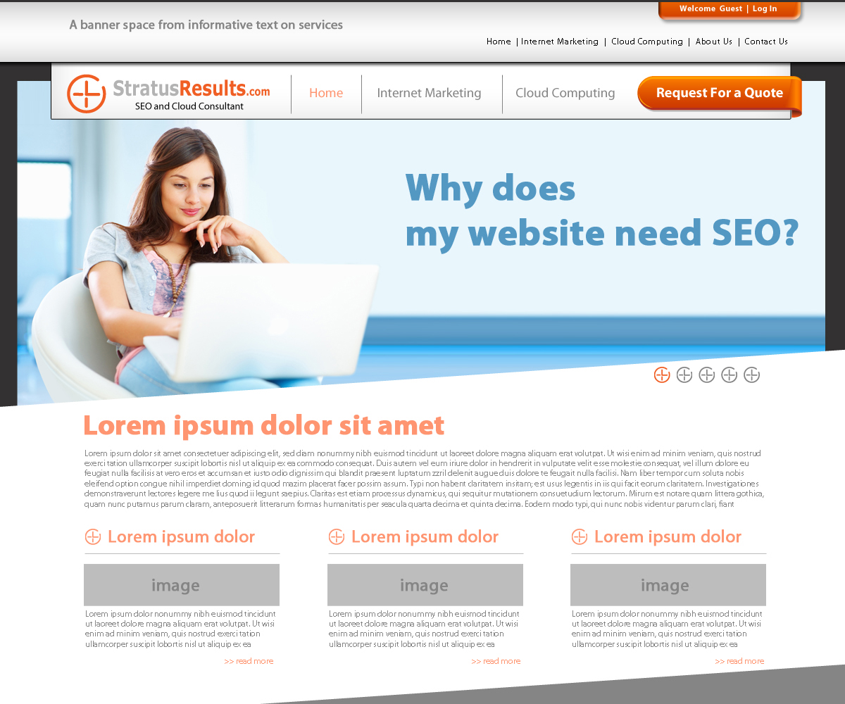 Web Design by neboica for SR-Design | Design #1201655