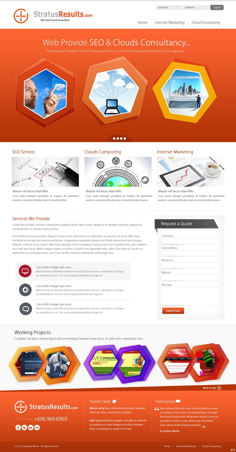 Web Design by pb for SR-Design | Design #1234798
