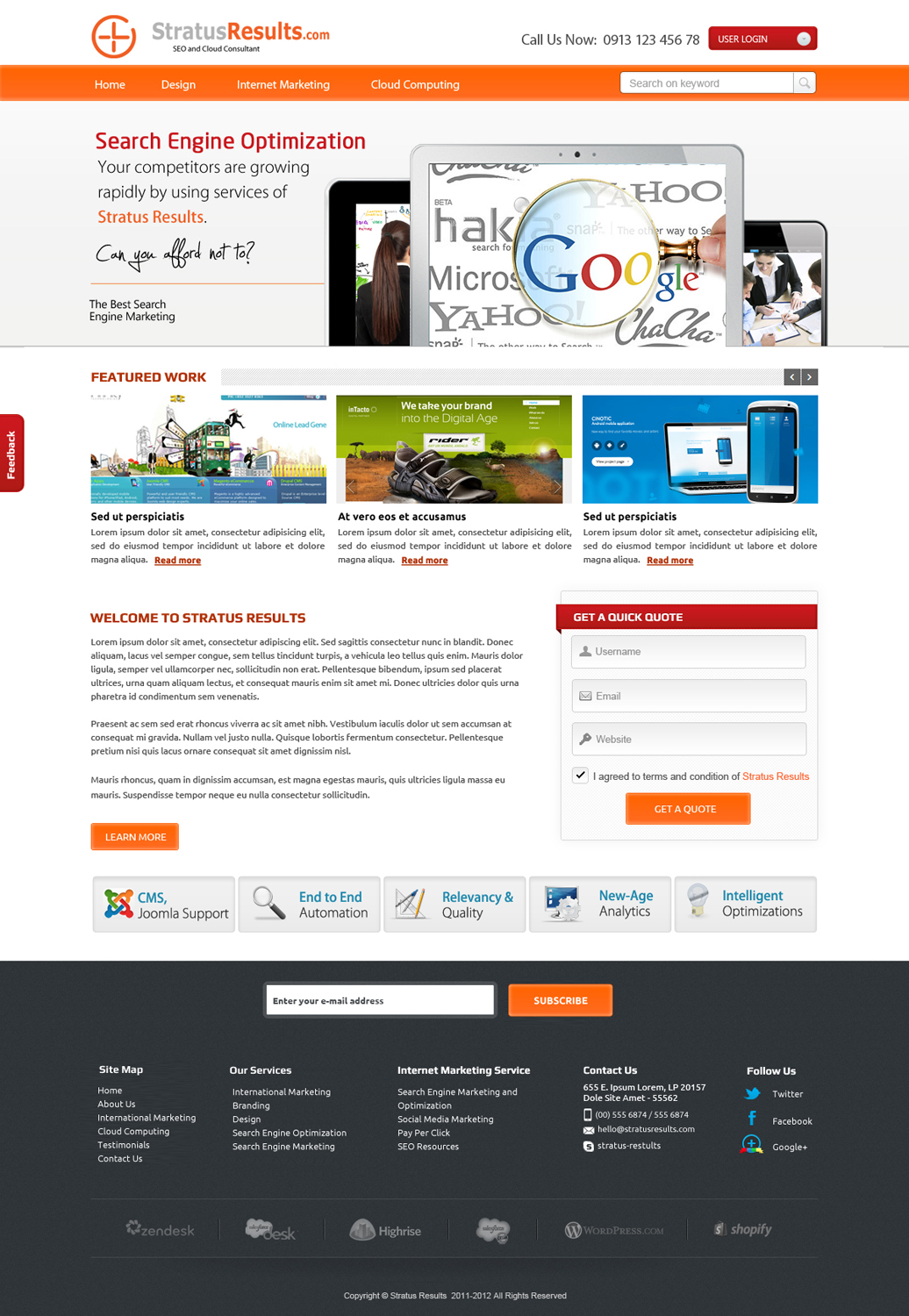 Web Design by OM for SR-Design | Design #1217990