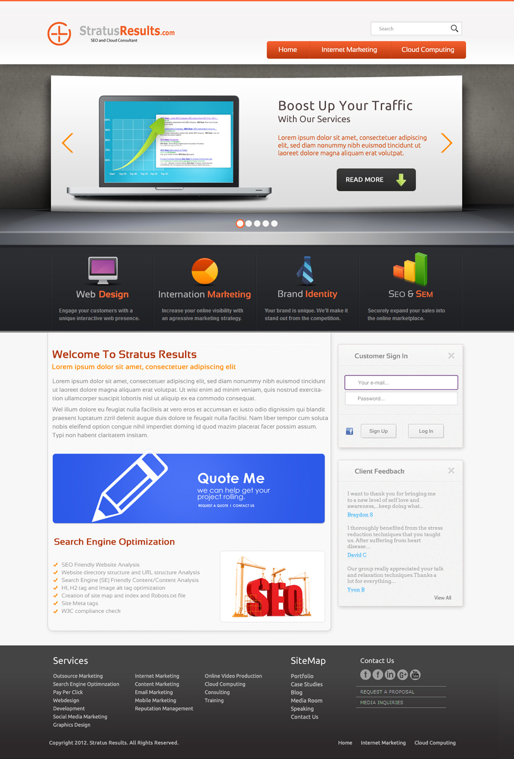 Web Design by OM for SR-Design | Design #1237256