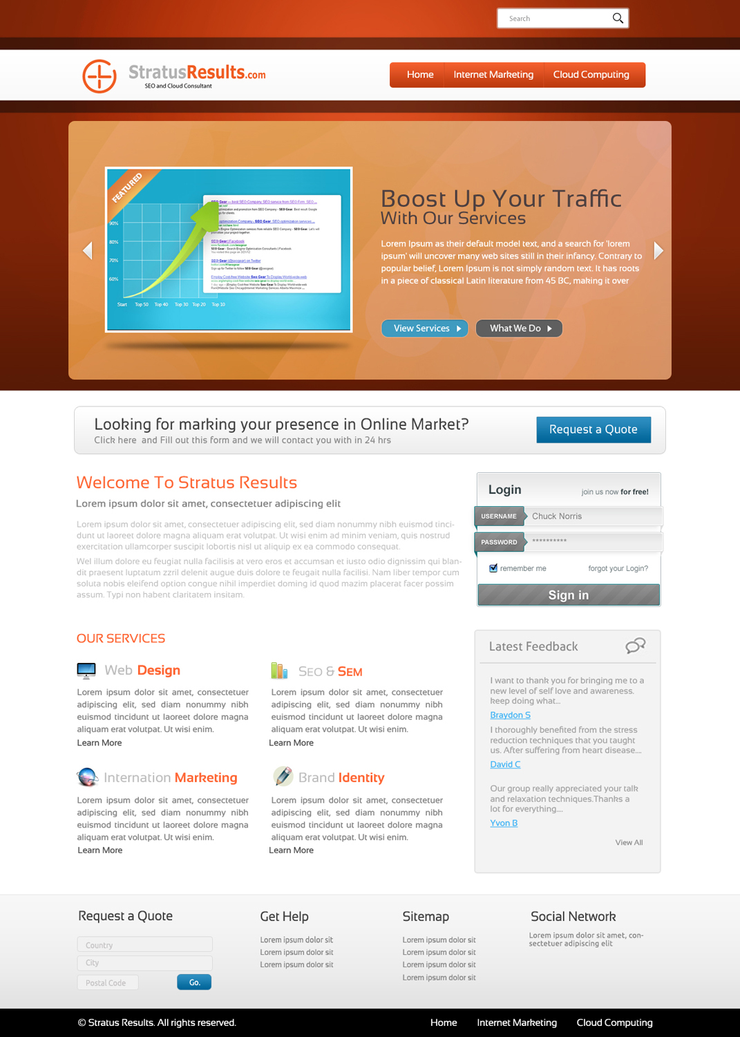 Web Design by OM for SR-Design | Design #1239364