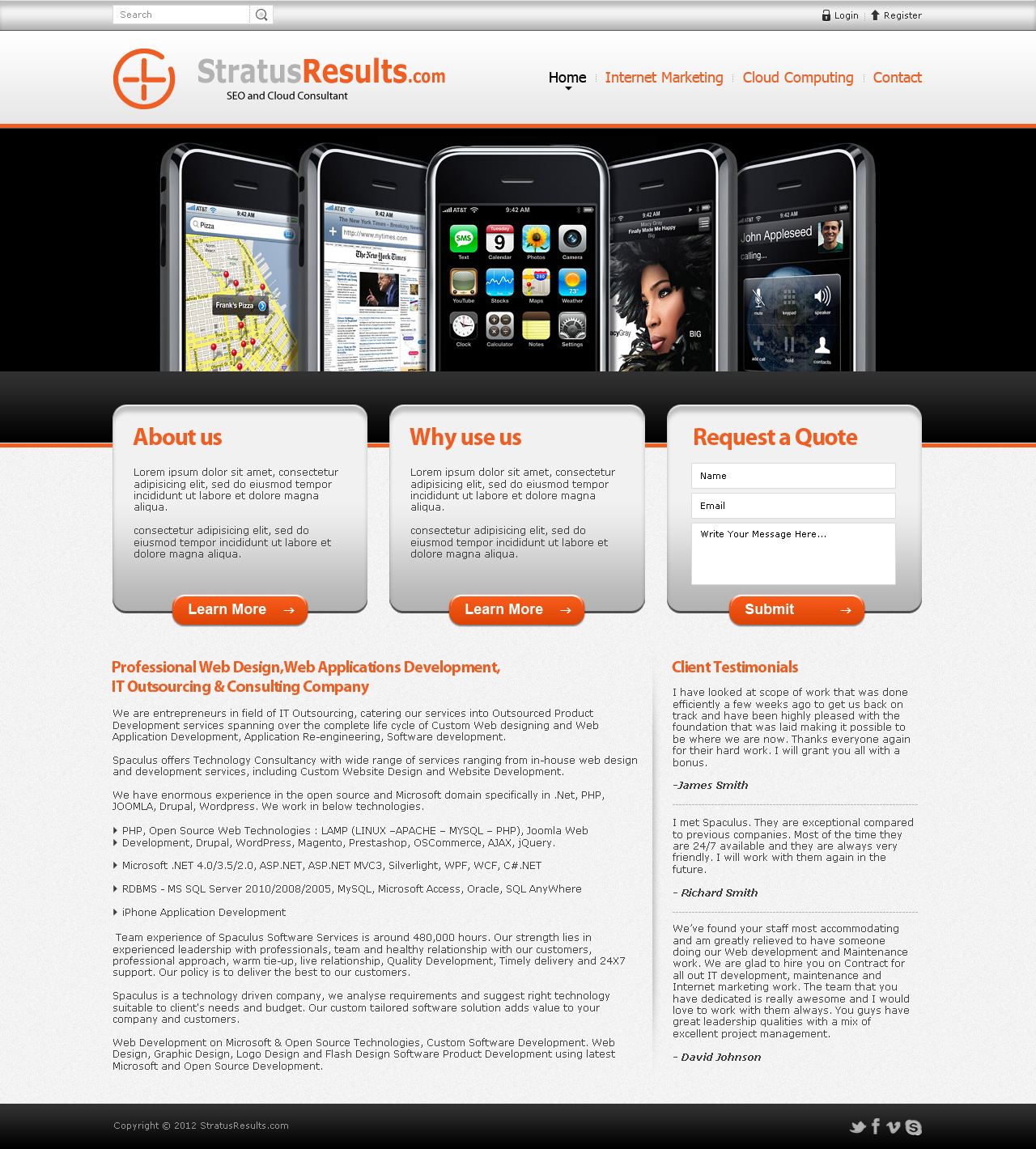 Web Design by TechWise for SR-Design | Design #1221428