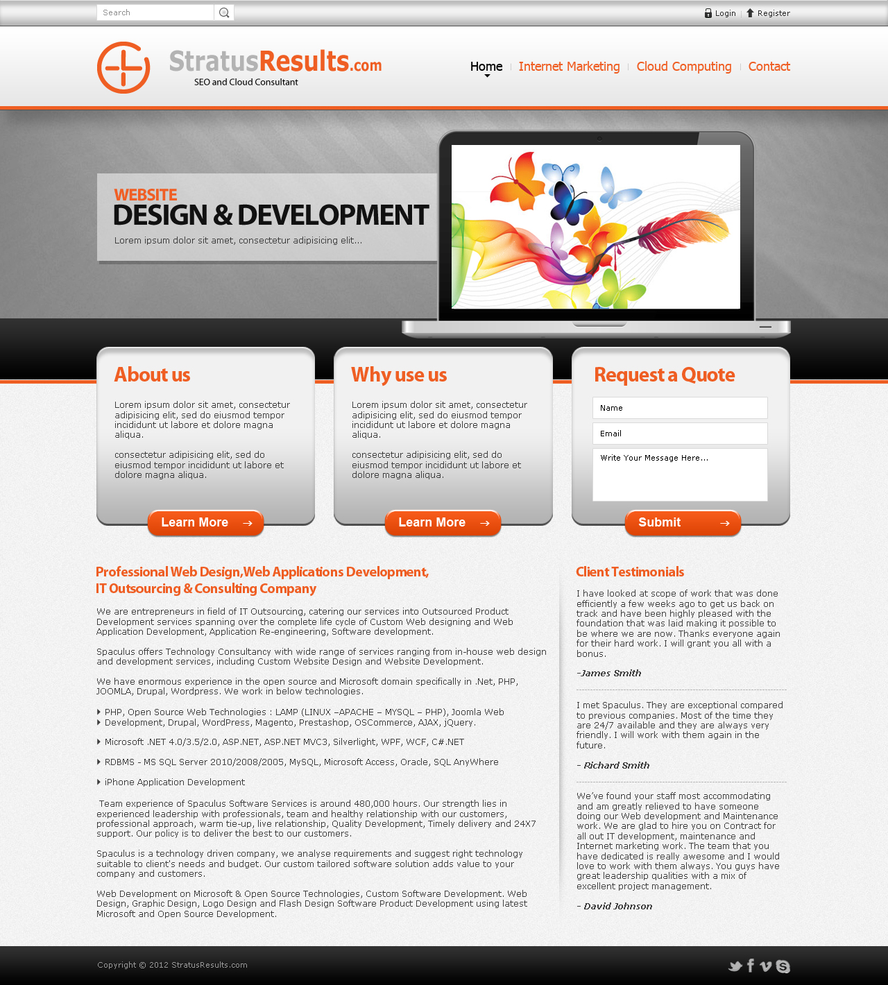 Web-Design von TechWise für SR-Design | Design #1224240
