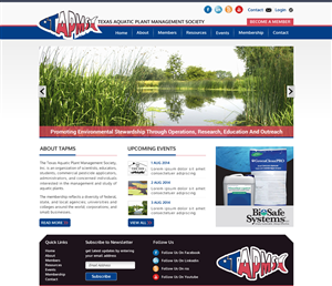 Texas Aquatic Plant Management Society | Web Design by Sbss