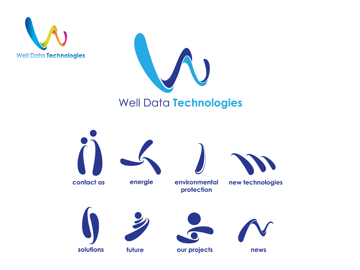 Diseño de Logo por JF para Well Data Technologies | Diseño #1232727