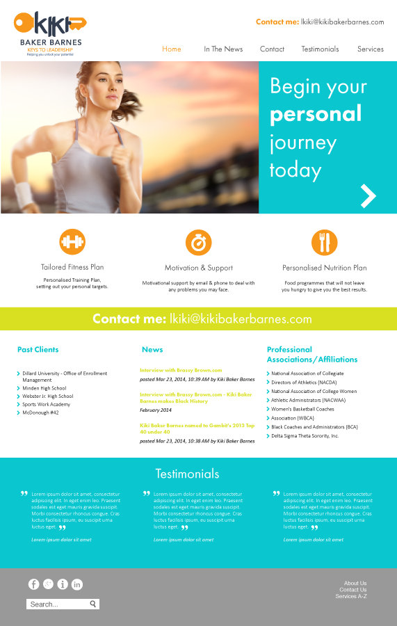 Web Design by Sigita for this project | Design #4254575